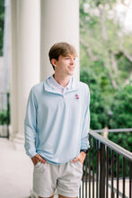 Load image into Gallery viewer, Ole Miss The 'SIP Stripe Performance Pullover in Light Blue