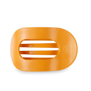 Teleties Large Flat Round Clip Mango for it!