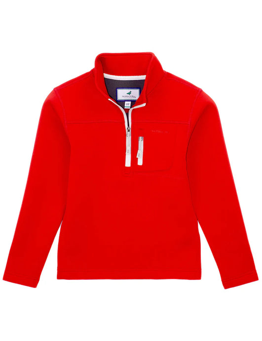 Properly Tied Boys True Red Arctic Pullover