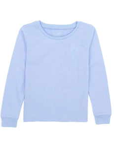 Properly Tied Girls Poppy LS Tee Light Blue