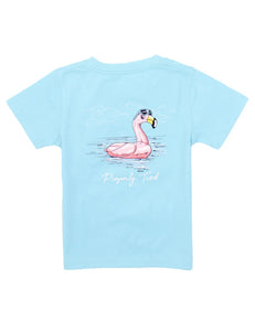 Properly Tied Girls Flamingo Float Tee