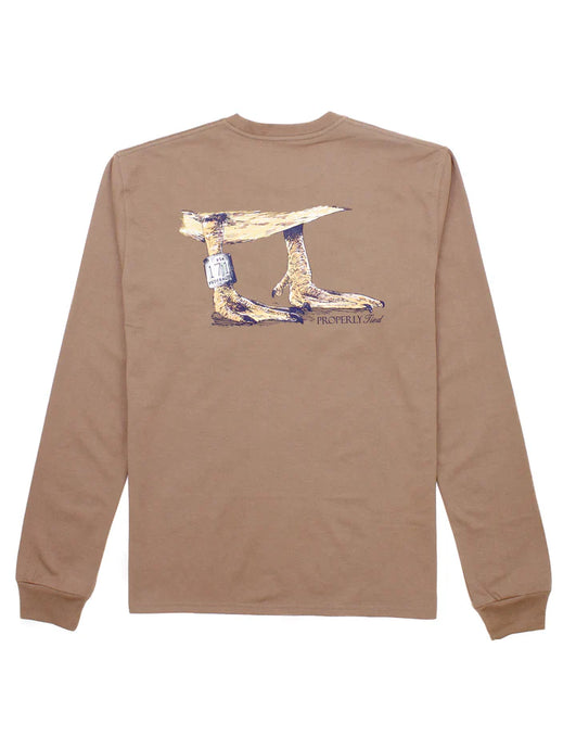 Properly Tied Duck Band LS Tee