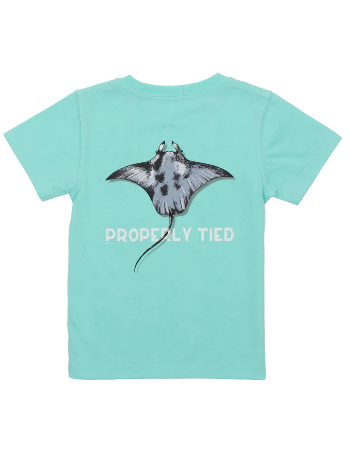 Properly Tied Baby Manta Ray SS Tee