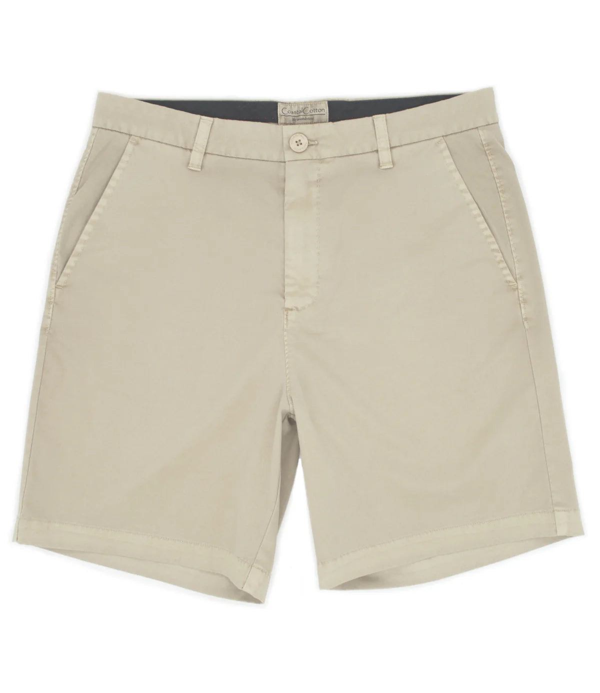 Coastal Cotton Khaki Performance Shorts