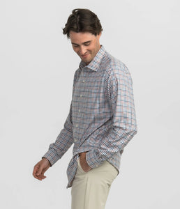 Southern Shirt Company Samford Check LS Dress Shirt in Denali