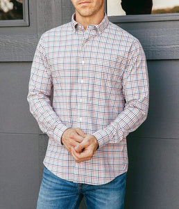 Southern Shirt Company Samford Check LS Dress Shirt in Denali