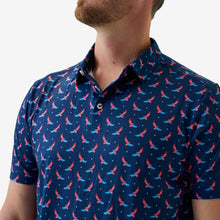 Load image into Gallery viewer, Burlebo Performance Polo in USA Eagle