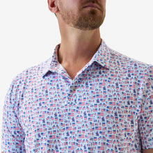 Load image into Gallery viewer, Burlebo Performance Polo in Old Glory