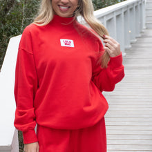 Load image into Gallery viewer, Lulu Mac Terry LS Top in Red