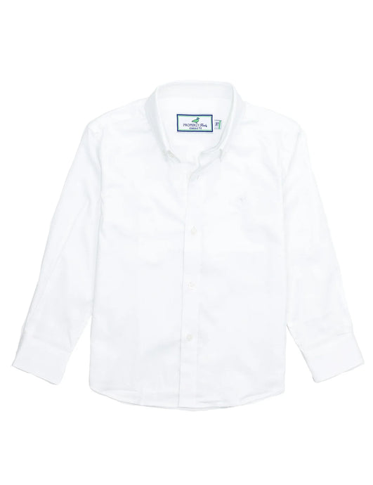 Properly Tied Boys Park Avenue Dress Shirt White