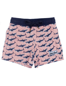 Properly Tied Boys Shordees Swim Trunk Topo Shark