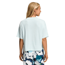 Load image into Gallery viewer, The North Face Women&#39;s SS Half Dome Crop Tee Sky Blue