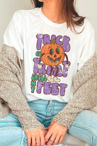 Trick Or Treat Smell My Feet Graphic Tee