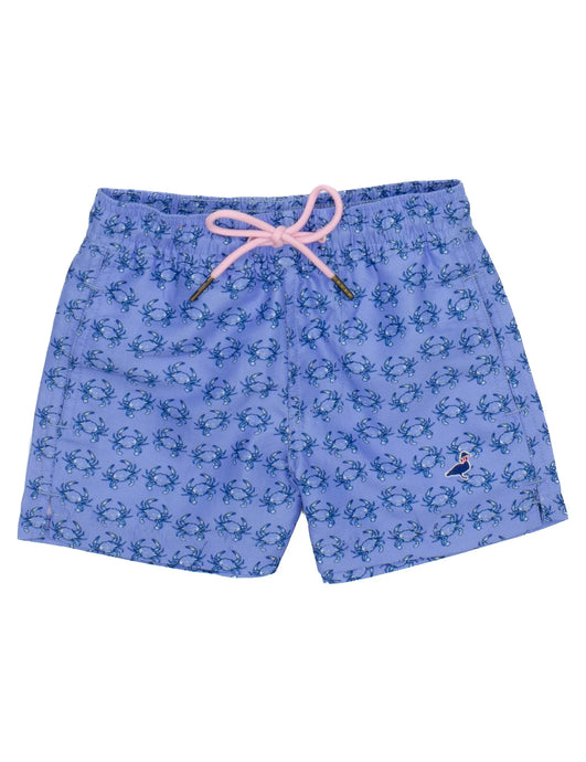 Properly Tied Baby Swim Trunk Blue Crab