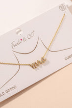 Load image into Gallery viewer, Mrs Script Necklace - Gold