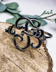 Monogram Silver Bracelet