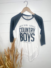 Load image into Gallery viewer, Turnrows Country Boys Raglan