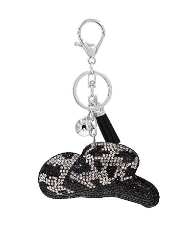 Cowboy Hat Keychain Black