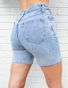 Summertime Denim Thigh Shorts