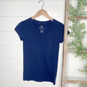 Basic V Neck Short Sleeve