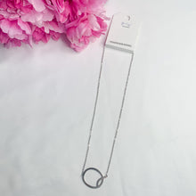 Load image into Gallery viewer, Large Silver Initial Necklace