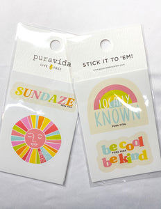 Puravida Wholesale 4 Sticker Sheet