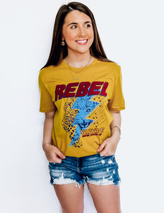 Rebel Leopard Graphic Tee