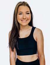 Load image into Gallery viewer, Jordan&#39;s Favorite Sports Bra-Black