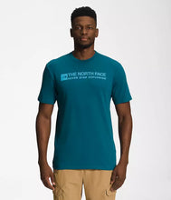 Load image into Gallery viewer, The North Face Men&#39;s Brand Proud SS Tee Blue Coral