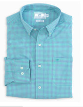 Load image into Gallery viewer, Southern Tide Men's Intercoastal Mini Tattersal Long Sleeve Button Down Sportshirt