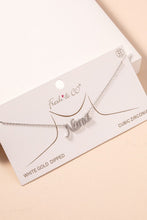 Load image into Gallery viewer, Nana Script Necklace - Silver