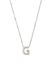 Load image into Gallery viewer, Letter Pendant Necklace - Silver