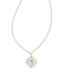 Kendra Scott Letter Disc Reversible Pendant Necklace