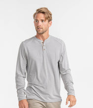 Load image into Gallery viewer, Drafthouse Henley Long Sleeve Tee