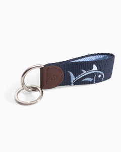 Southern Tide Rising Skipjack Embroidered Key Fob