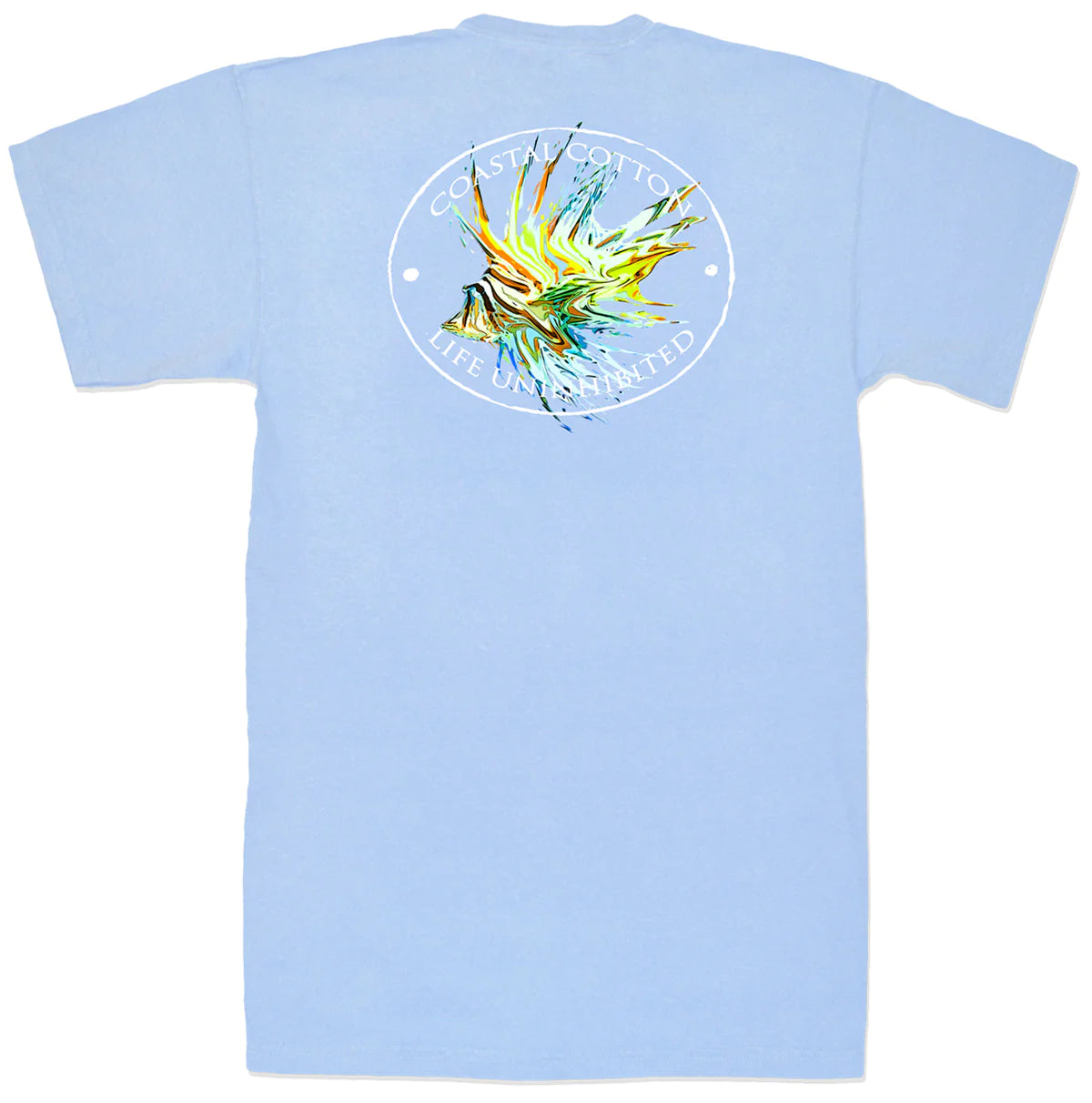 Coastal Cotton Lionfish SS Tee Ocean